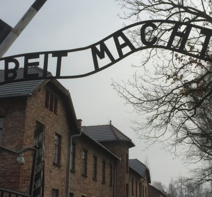 Visite d’Auschwitz avec les élèves et leurs professeurs