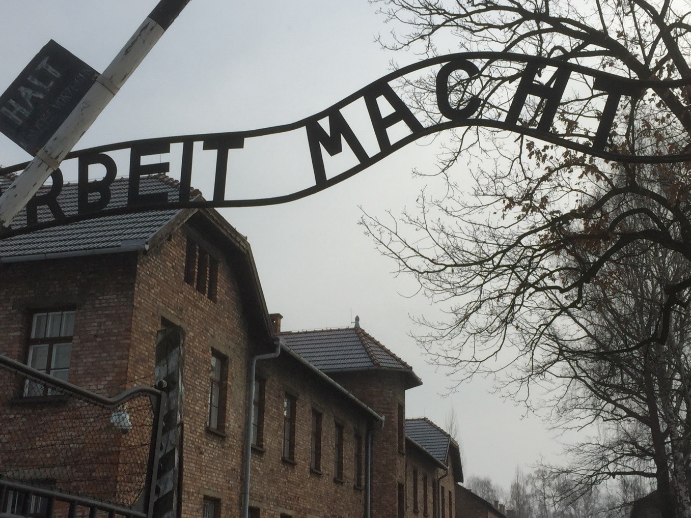 Visite d’Auschwitz avec les élèves et leurs professeurs