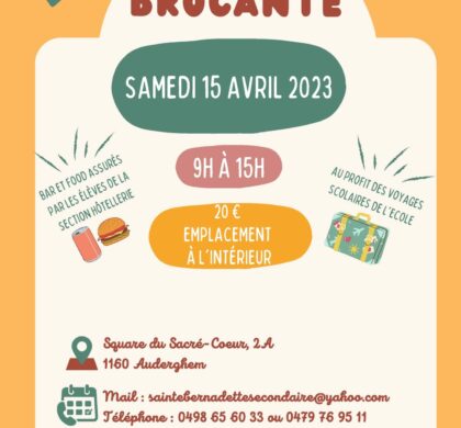 Brocante le 15/04/2023