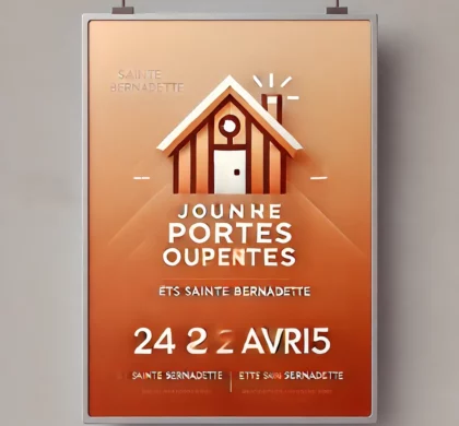 Notre école ouvre ses portes les 24 et 25 avril 2025