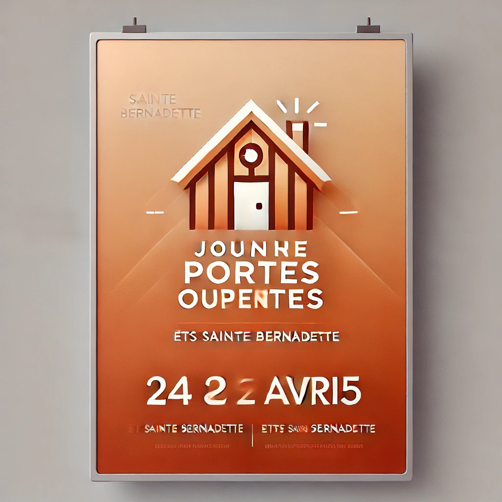 Notre école ouvre ses portes les 24 et 25 avril 2025